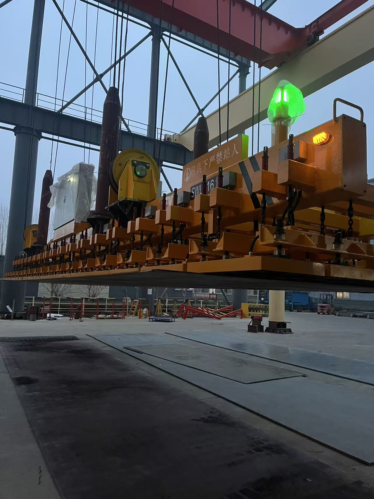 悍威磁电以电永磁技术赋能中建三局，破解钢结构激光切割上下料难题